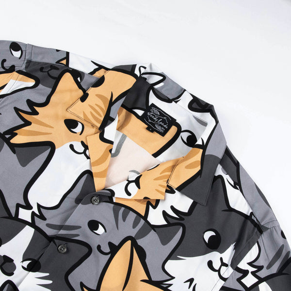 Are You Kitten Me Button Up