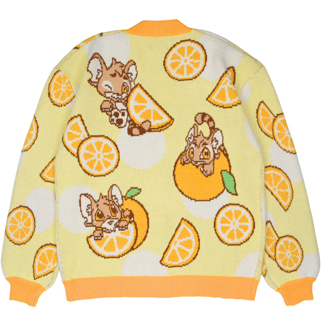 Baby Kougra Orange Cardigan