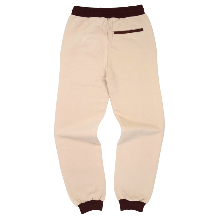 Beige Farming Sweat Pants