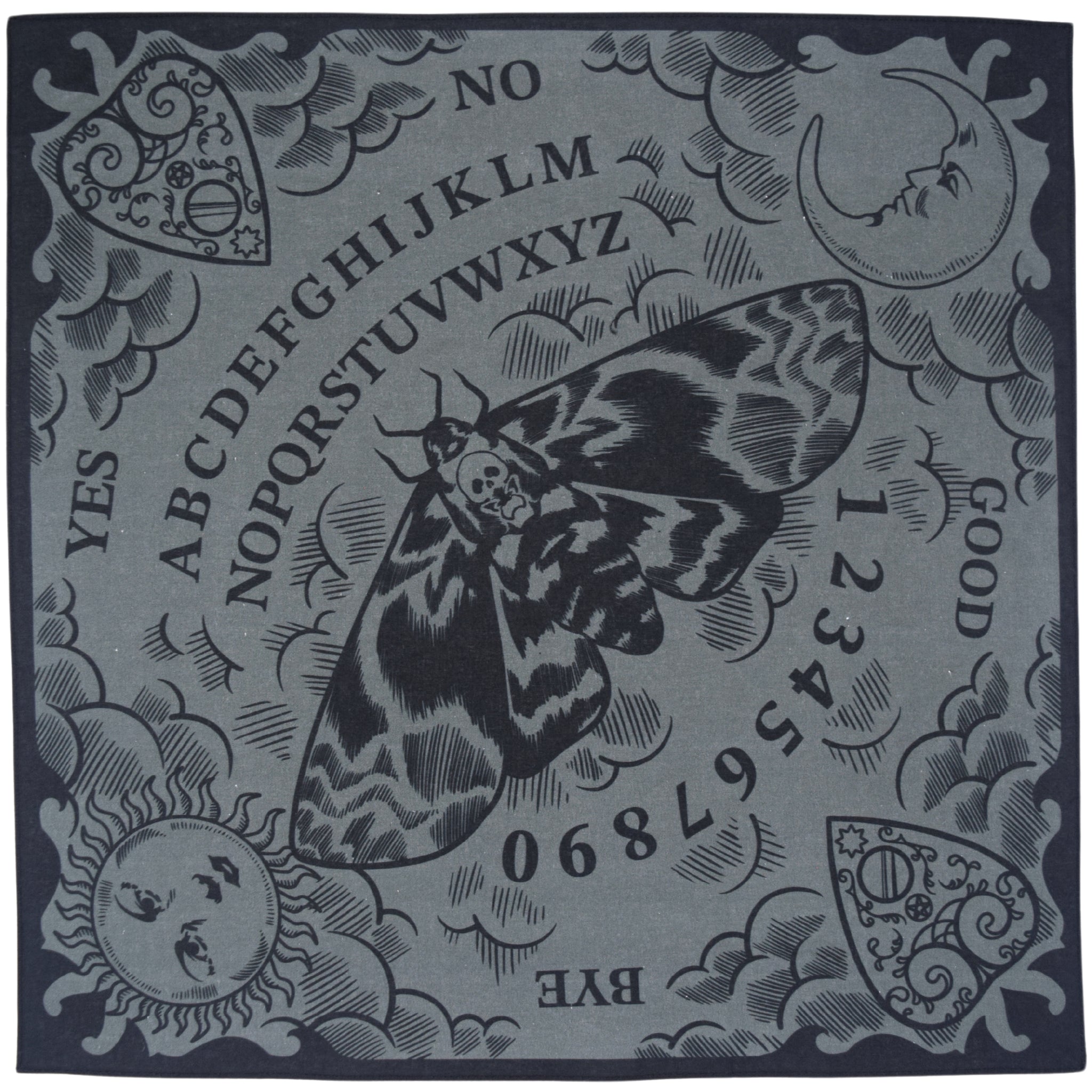 Black Ouija Bandana