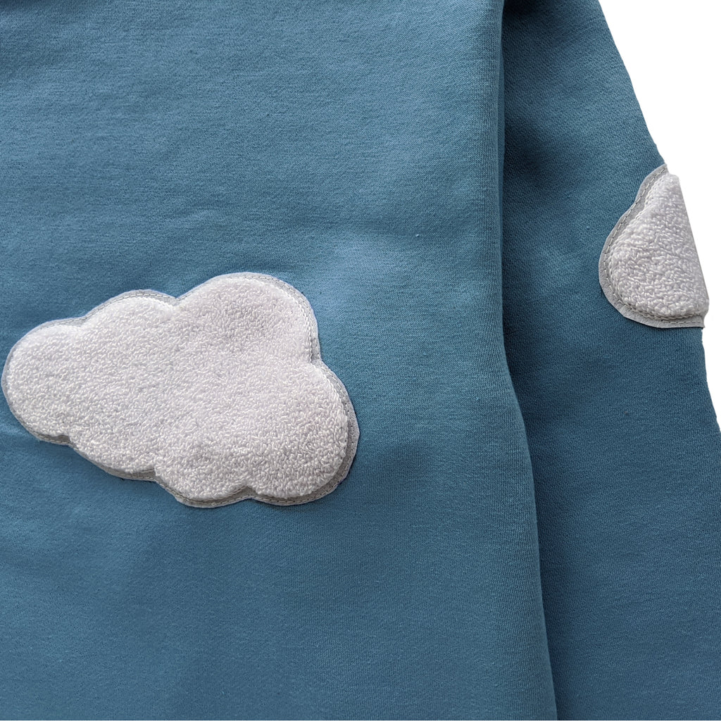 Gradient Blue Cloud Hoodie – StWearUA