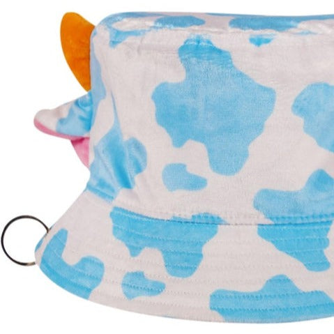 Baby Blue Cow Bucket Hat