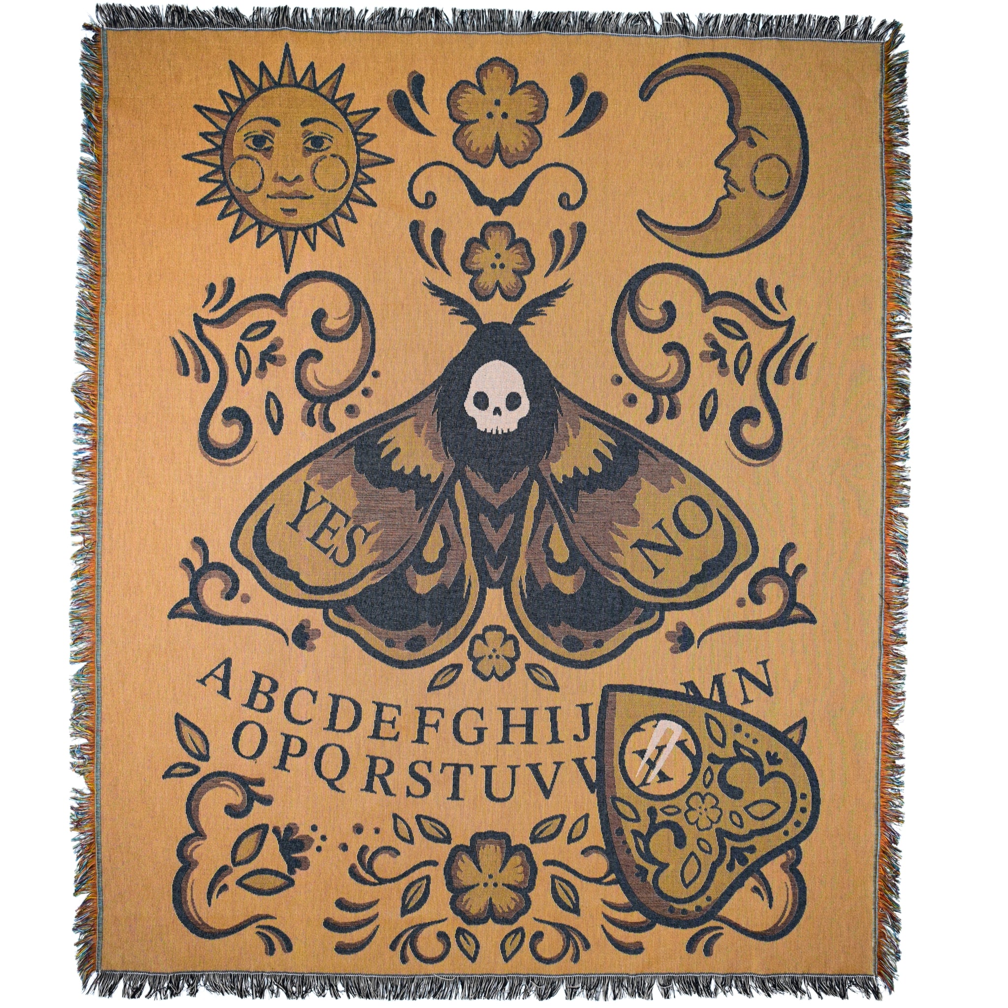 Brown Ouija Blanket