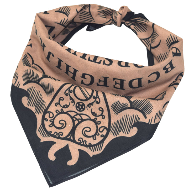 Brown Ouija Bandana