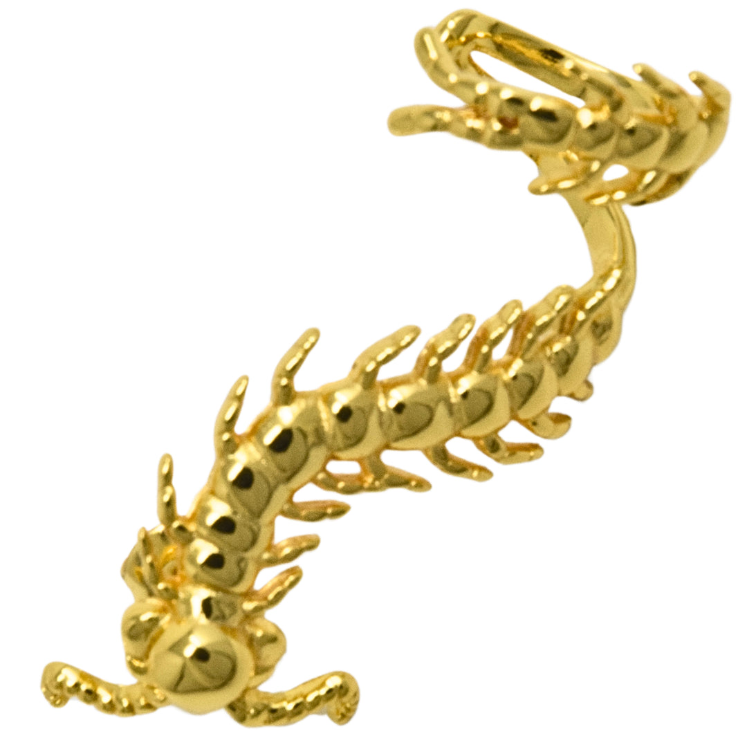 Gold Centipede Ear Cuff