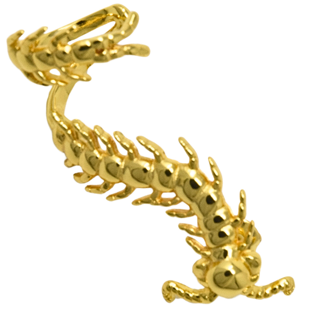 Gold Centipede Ear Cuff