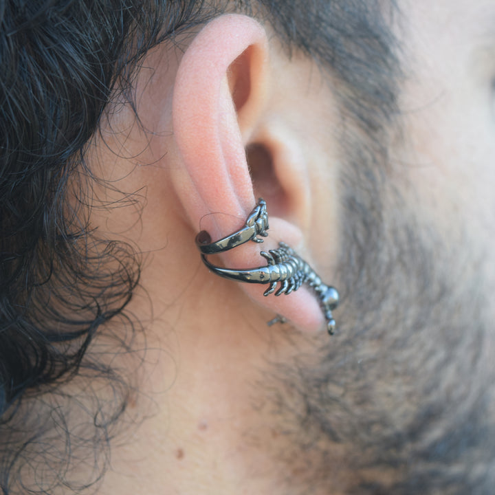 Black Centipede Ear Cuff