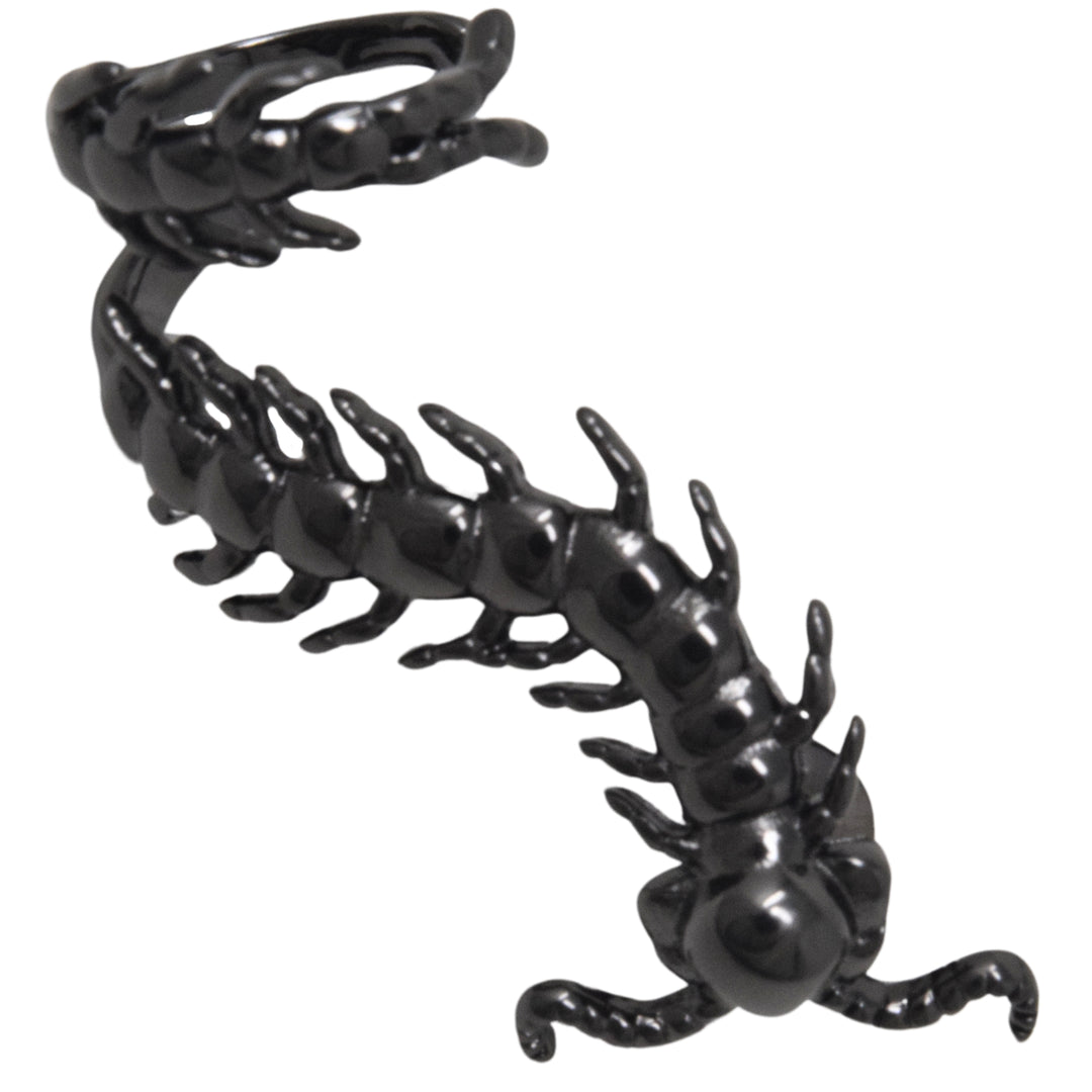 Black Centipede Ear Cuff