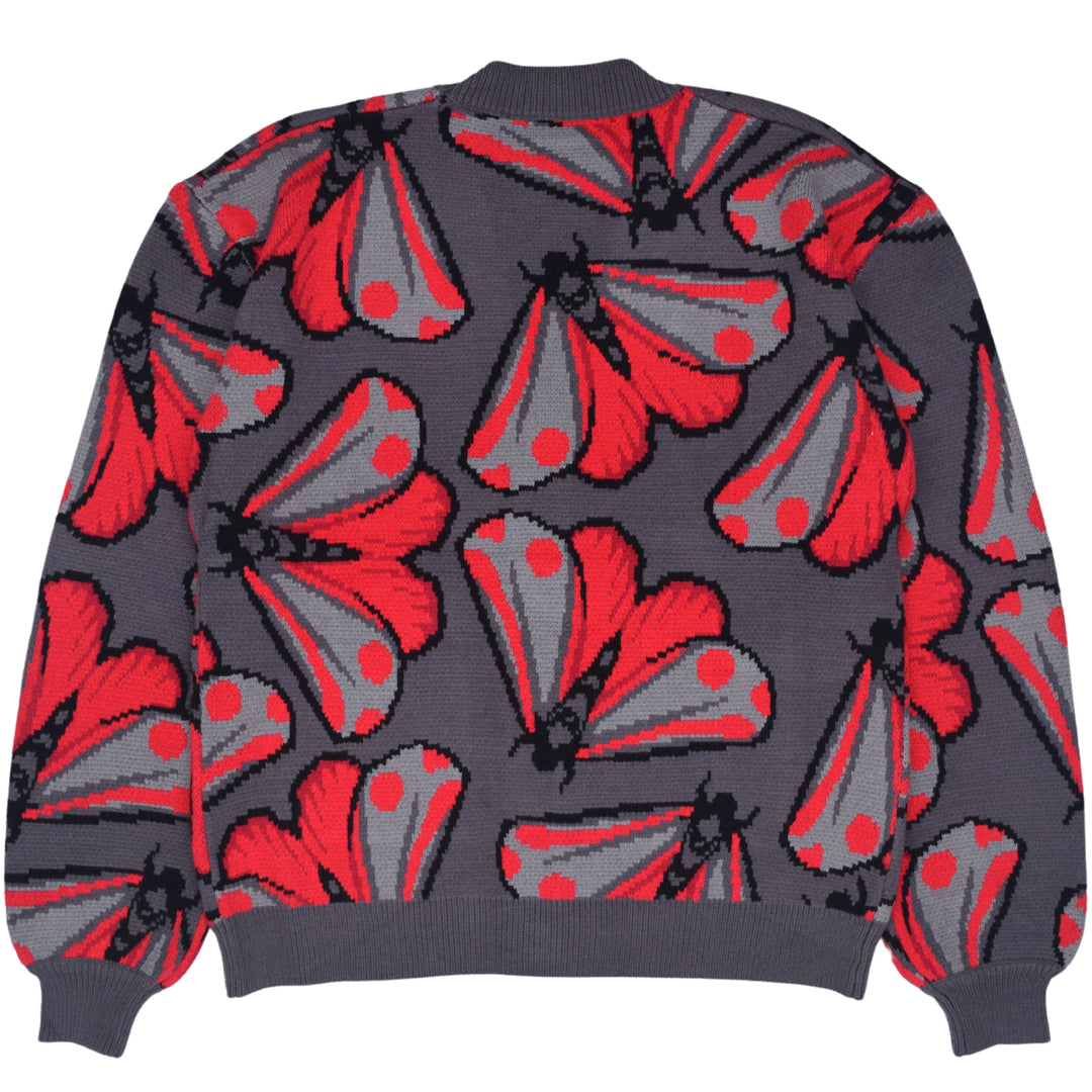 Cinnabar Moth Cardigan