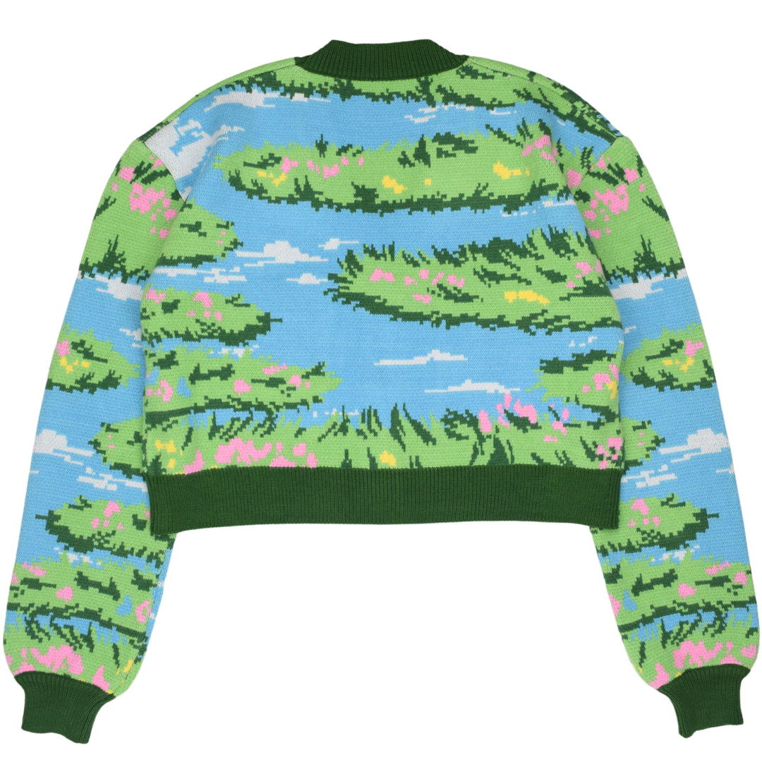 Cropped Garden Cardigan