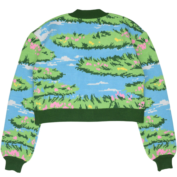 Cropped Garden Cardigan