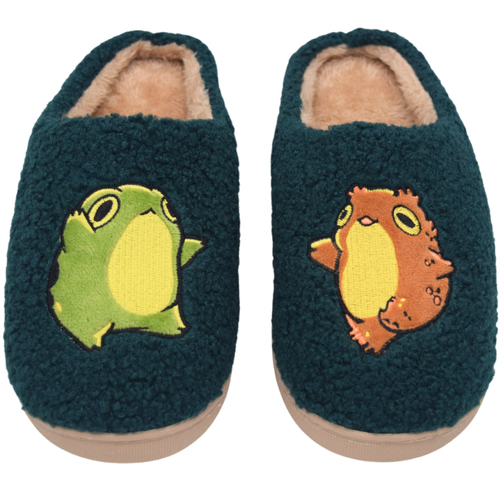 Frog and Toad Slippers