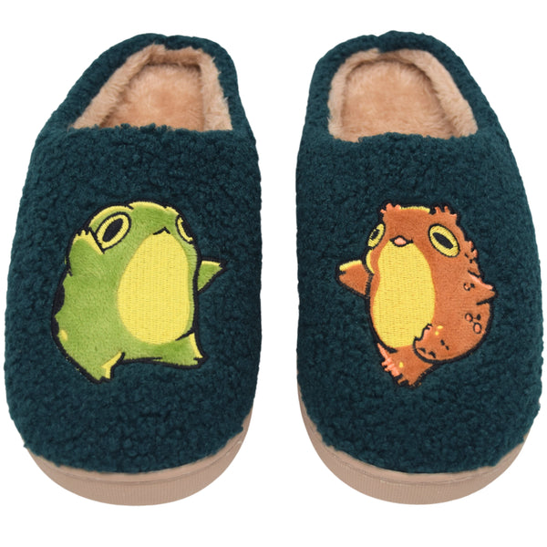 Frog and Toad Slippers