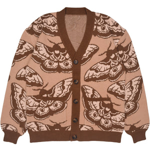 Giant Peacock Moth Cardigan