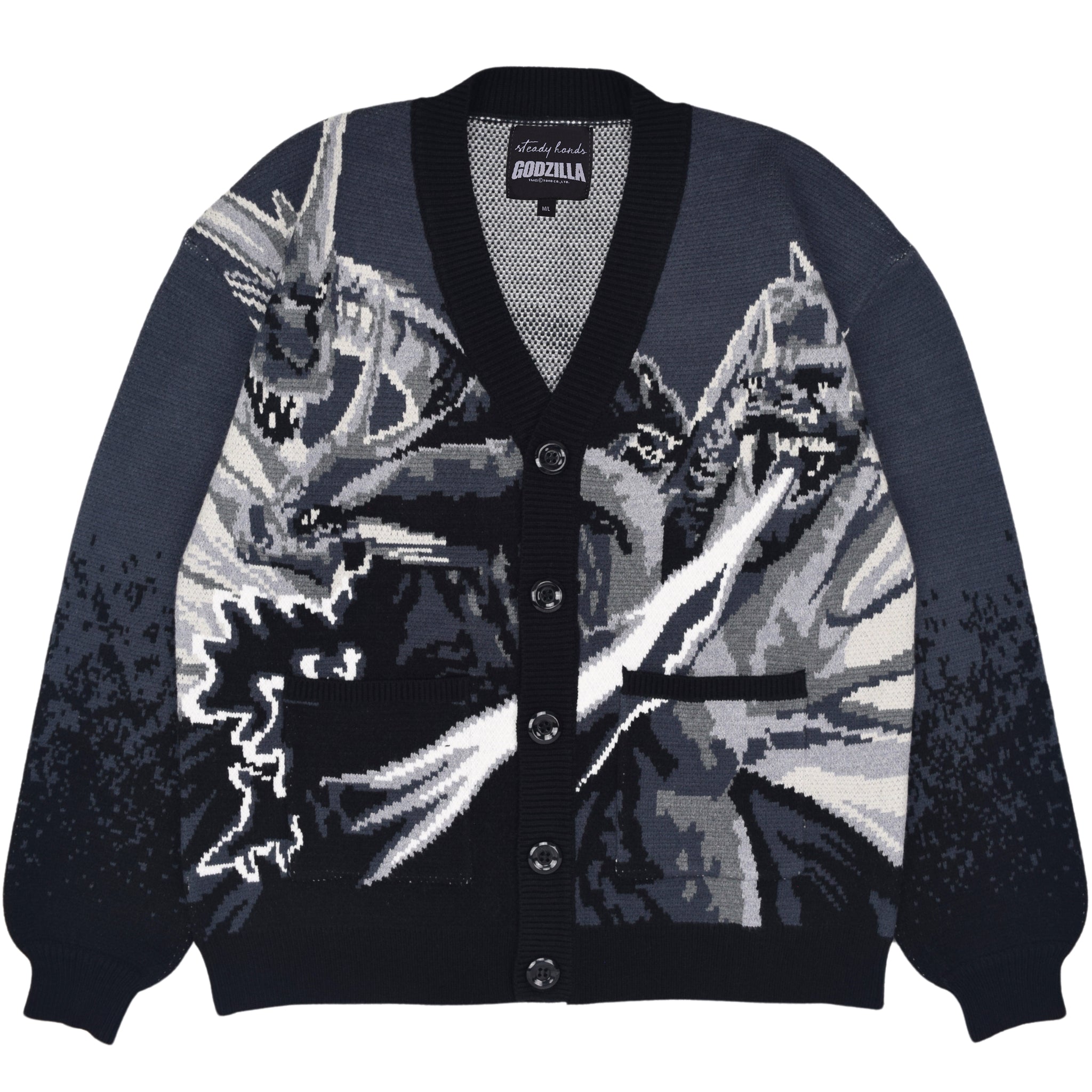 Godzilla Vs King Ghidorah Cardigan