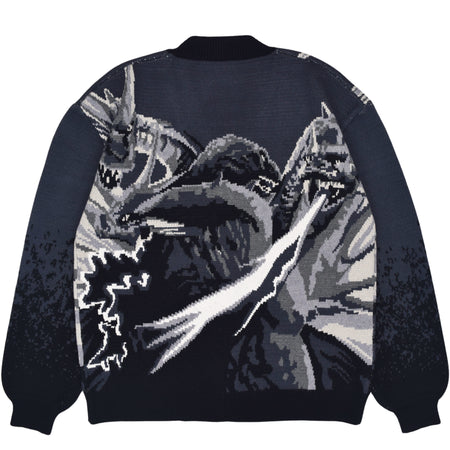 Godzilla Vs King Ghidorah Cardigan