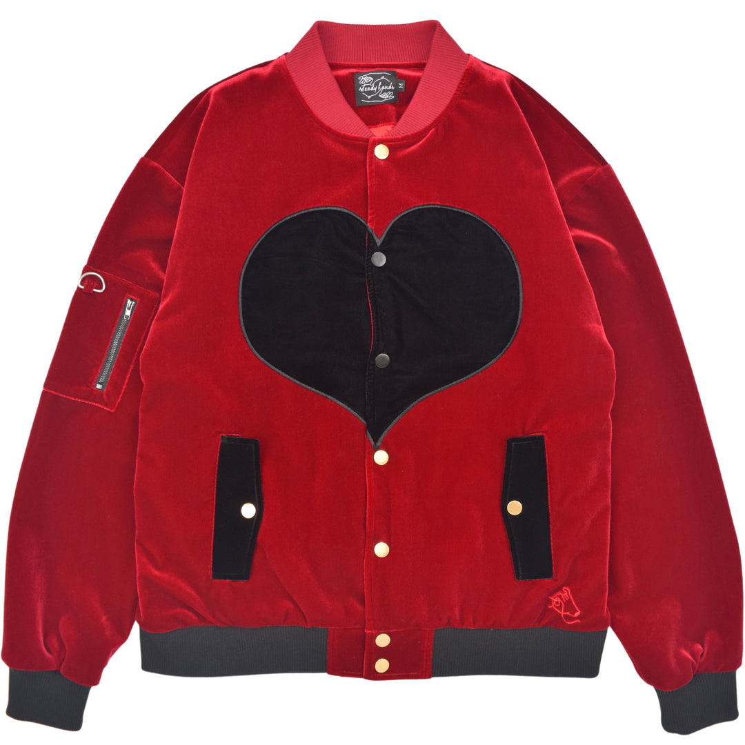 Heart Shaped Bomber Jacket