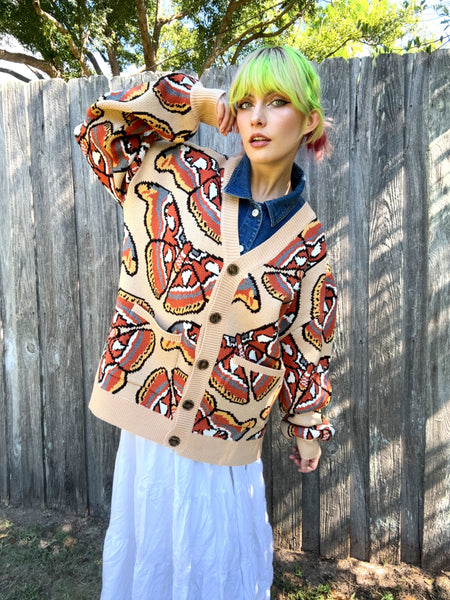 Atlas Moth Cardigan