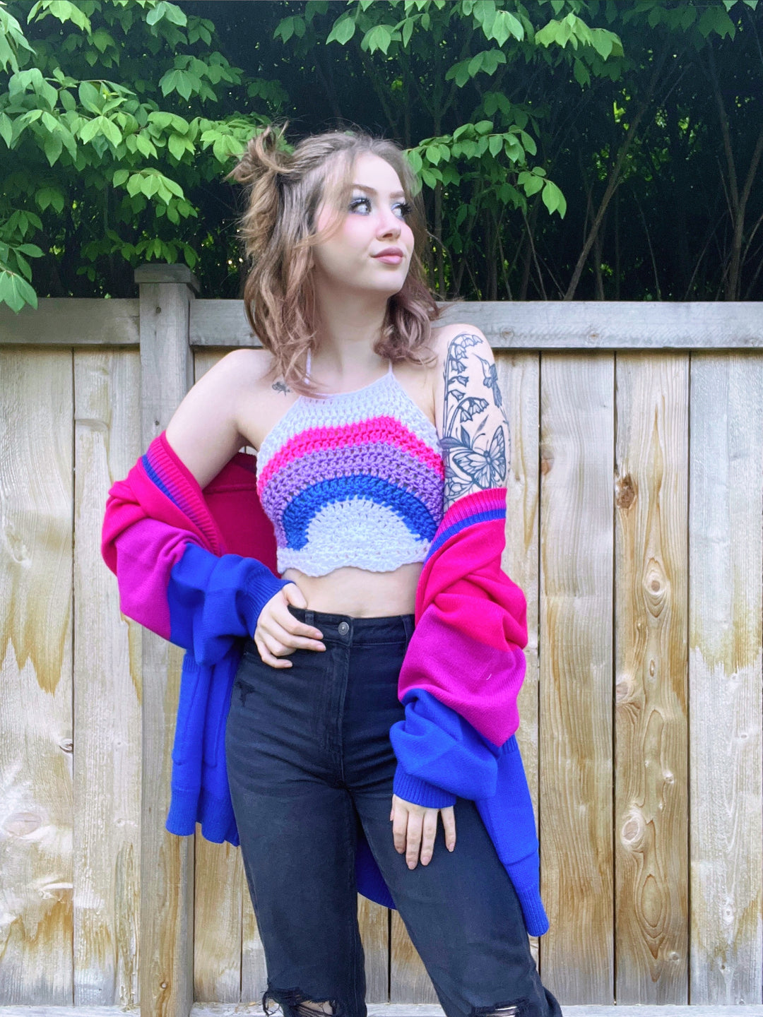 Bi Pride Cardigan