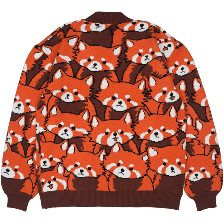 Left on Red Panda Cardigan