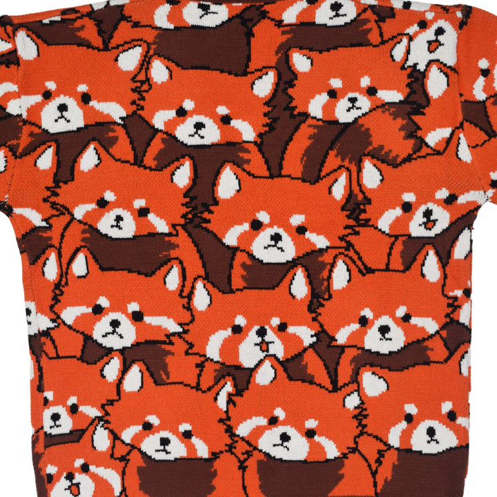 Left on Red Panda Cardigan