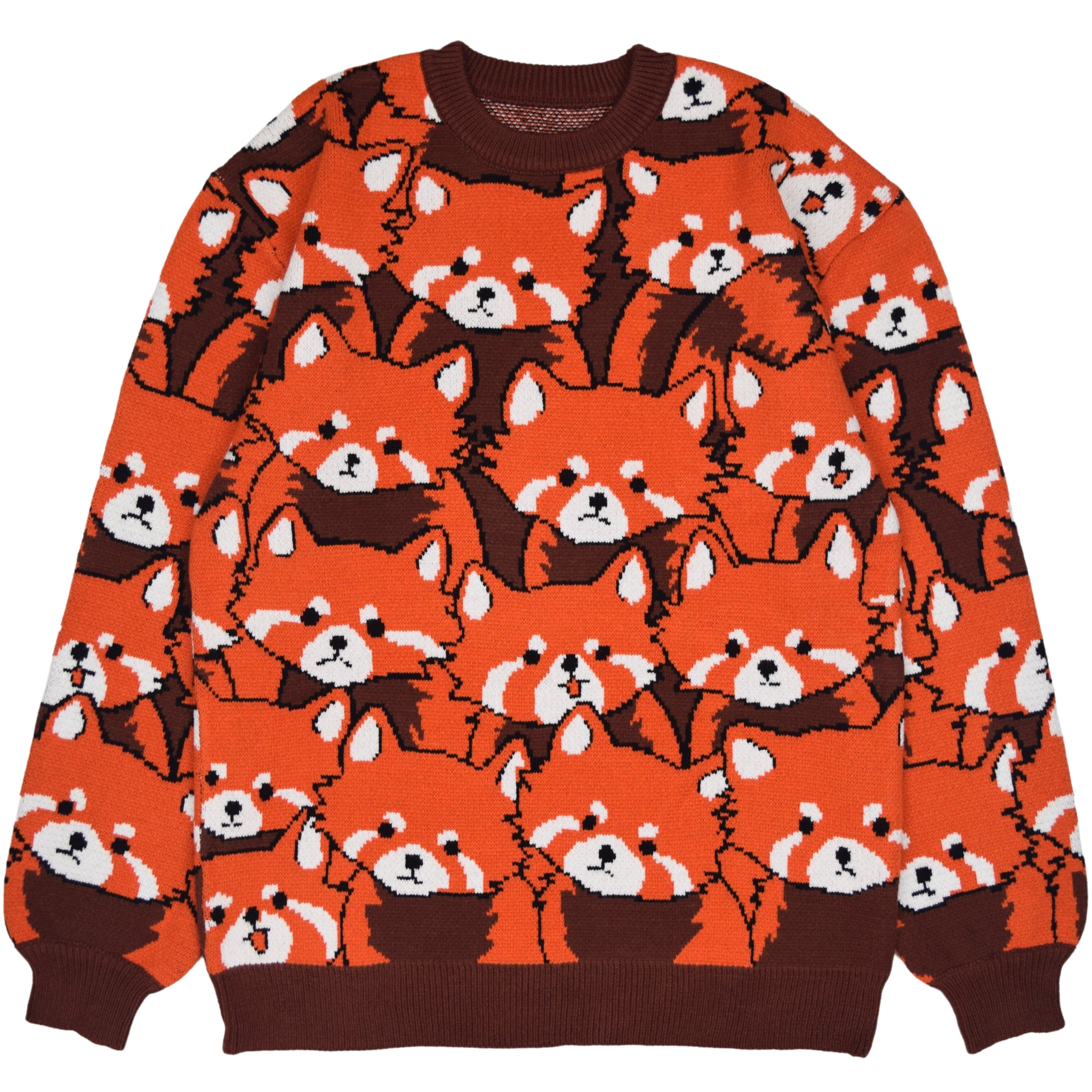 Left on Red Panda Sweater