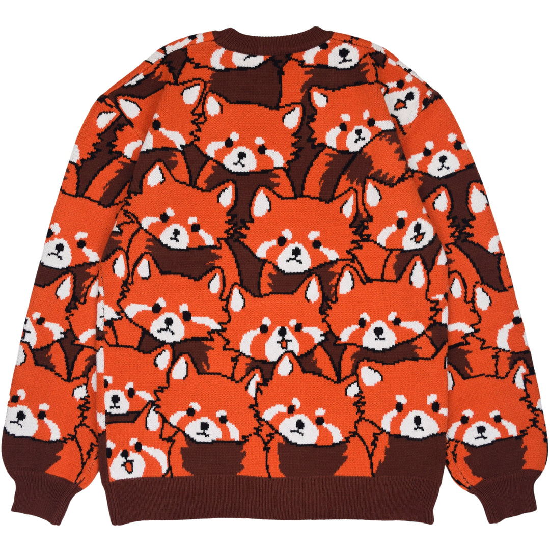 Left on Red Panda Sweater