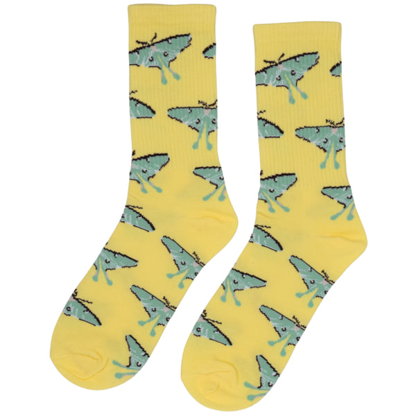 Luna Moth Socks