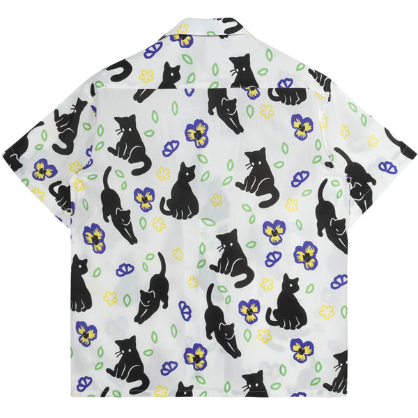 Meowin' Around Button Up