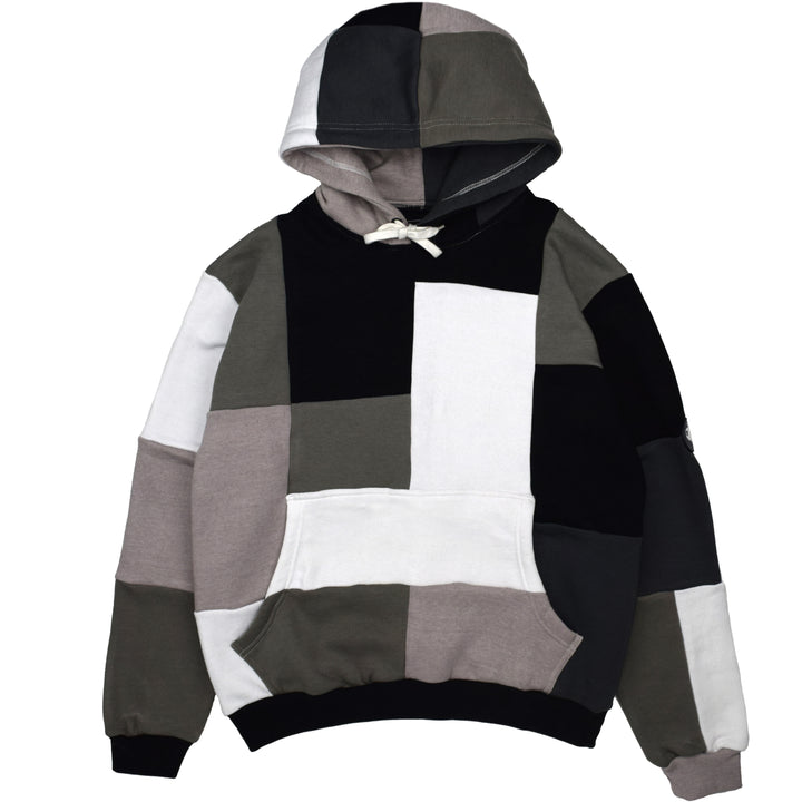 Mono Patchwork Hoodie