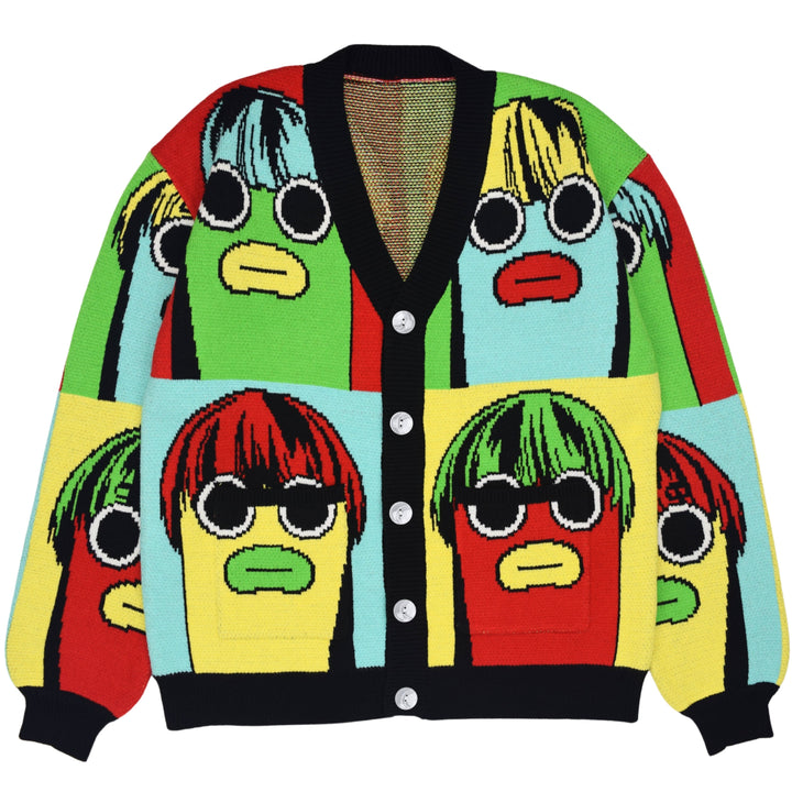 Nobody Sausage Pop Art Cardigan