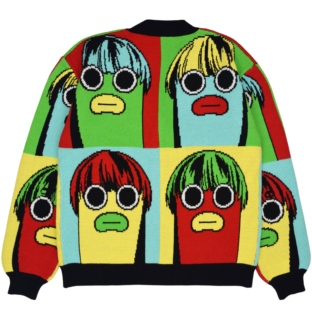 Nobody Sausage Pop Art Cardigan