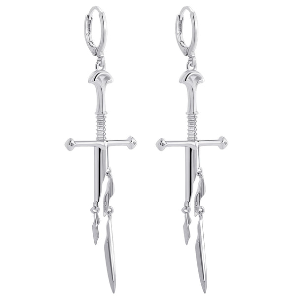 Broken Sword Earrings