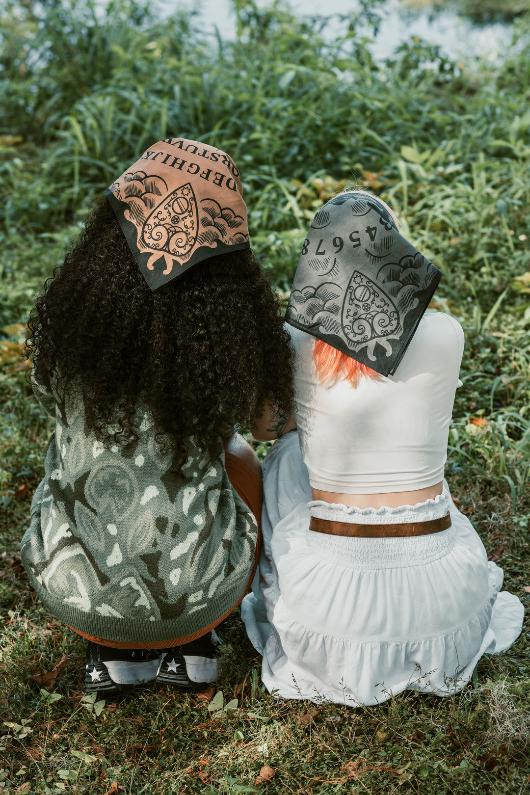 Black Ouija Bandana