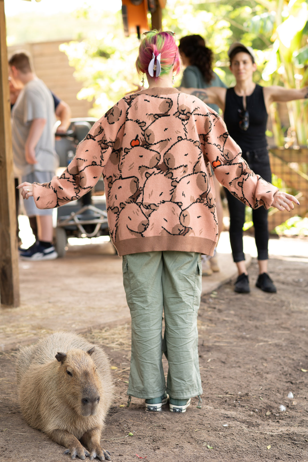 Capybara With Me Cardigan