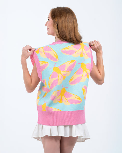 Rosy Maple Moth Vest