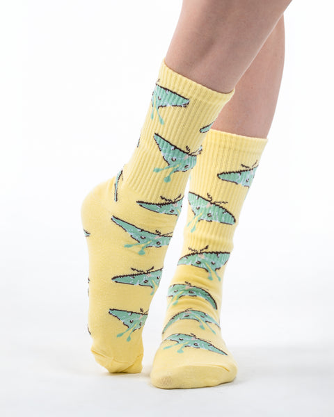 Luna Moth Socks