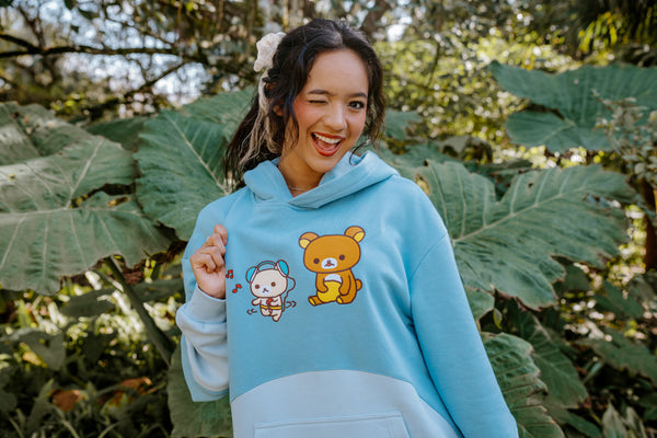 Rilakkuma and Korilakkuma Hoodie [PRE-APPROVAL]