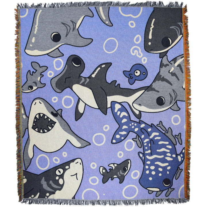 Shark Week Blanket