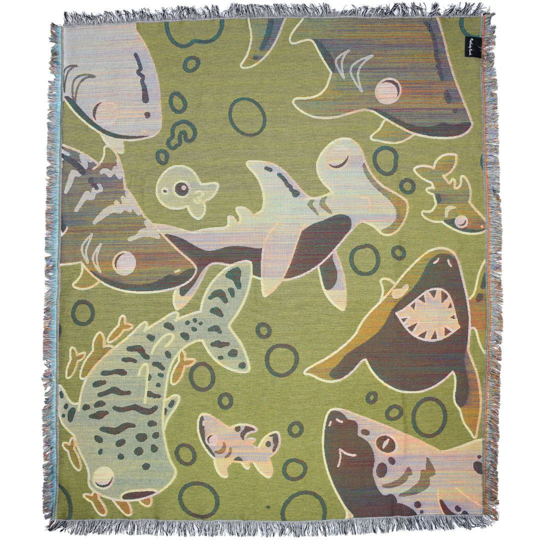 Shark Week Blanket