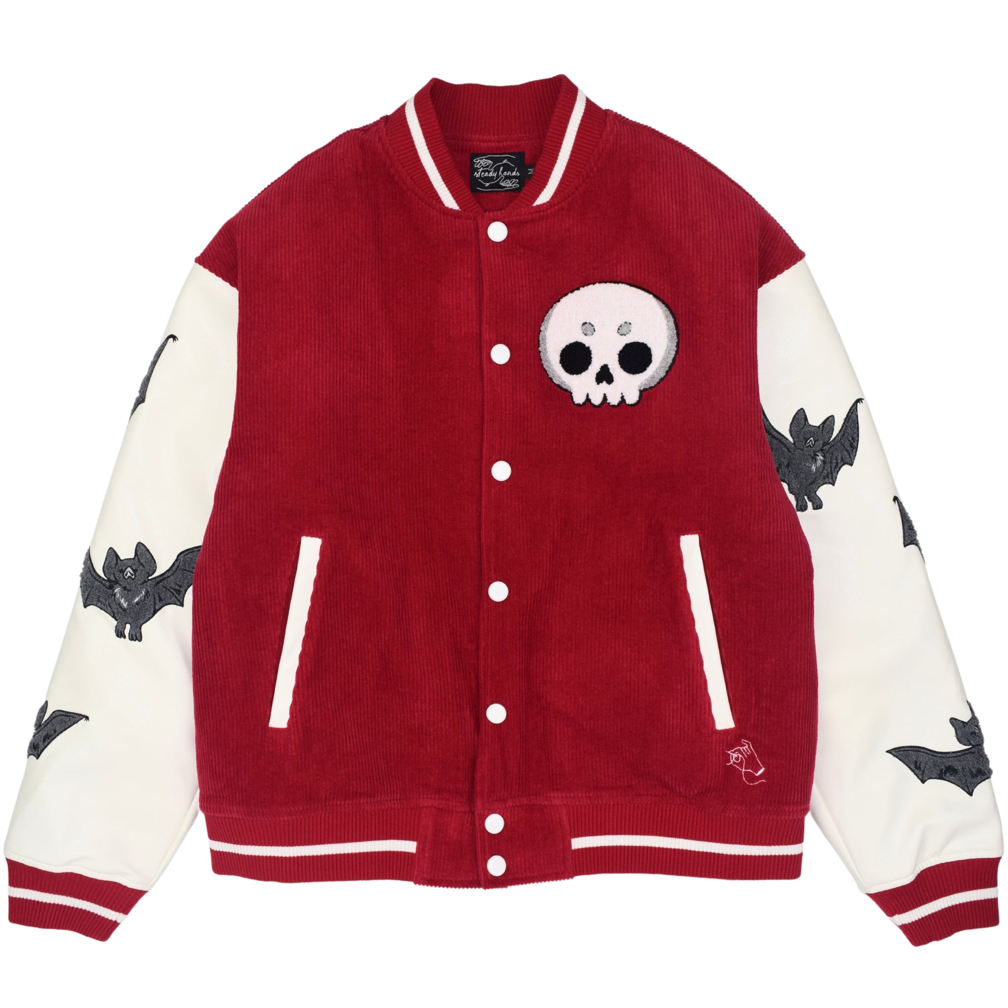 Skull Vampire Varsity Jacket – Steady Hands