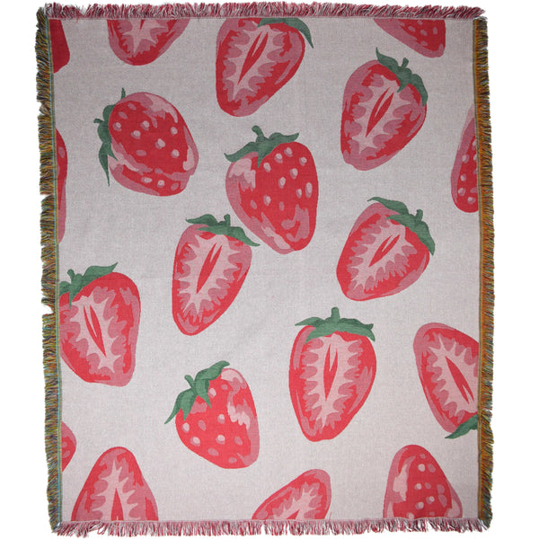 Strawberry With Me Blanket