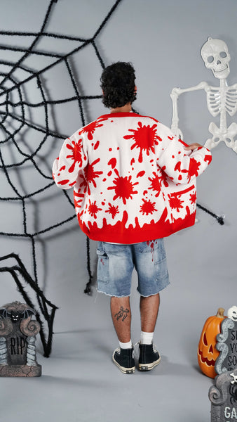 Blood Splatter Cardigan