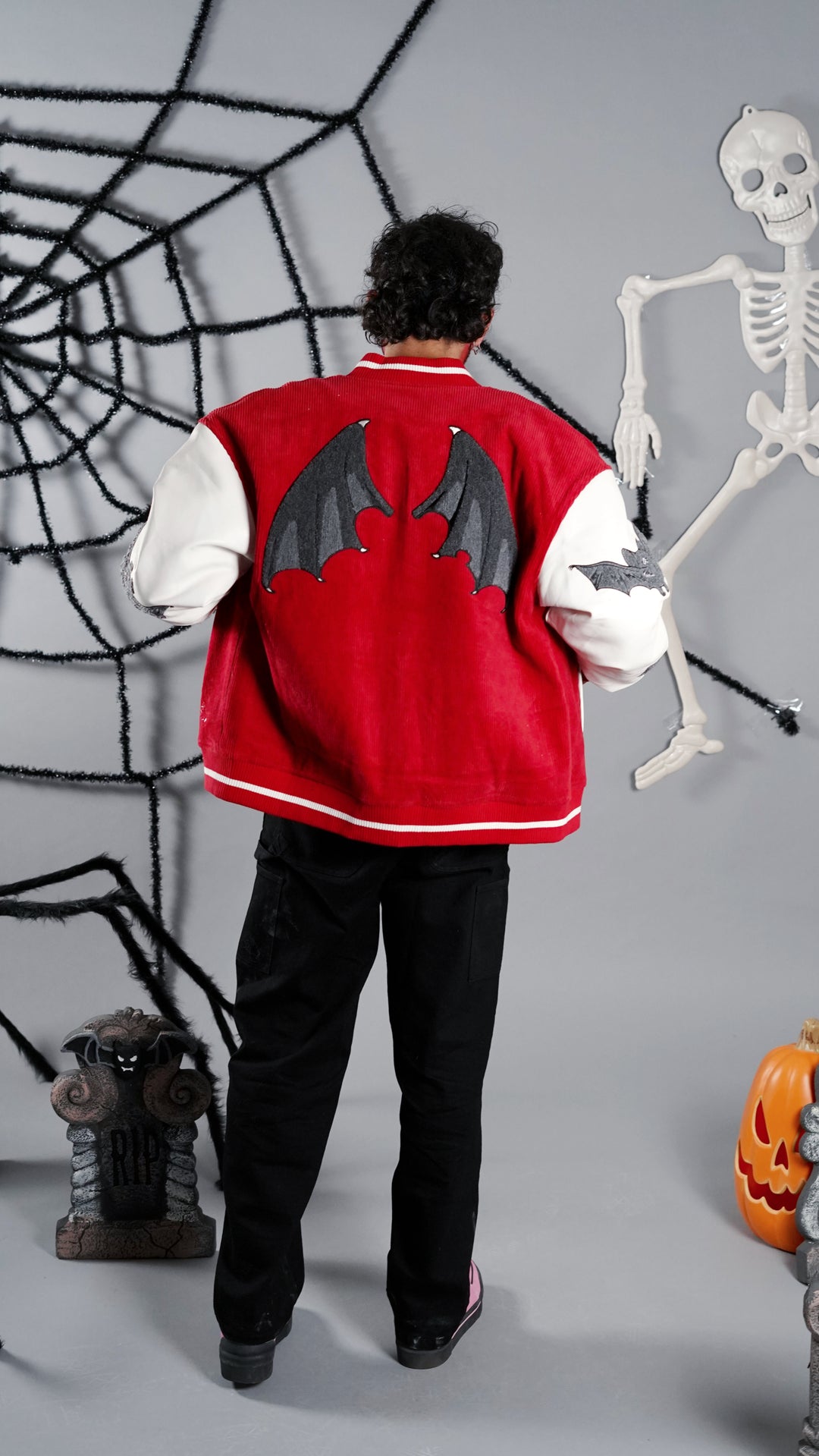 Skull Vampire Varsity Jacket