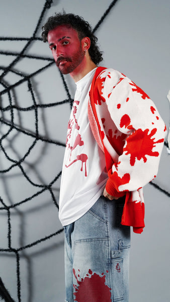 Blood Splatter Cardigan