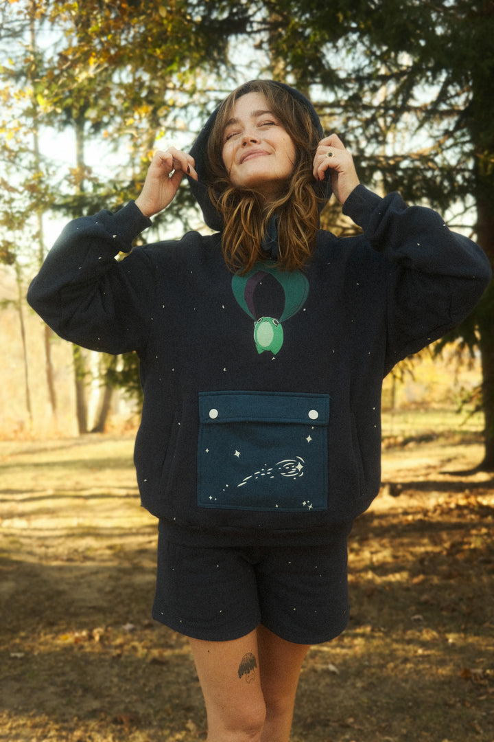 Gliding Frog Nighttime Hoodie