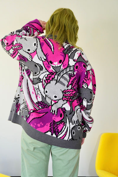 Ace Axolotl Cardigan