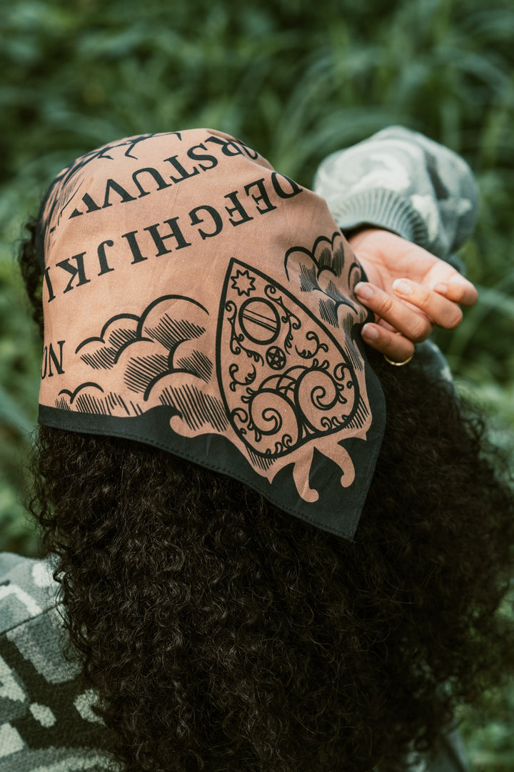 Brown Ouija Bandana