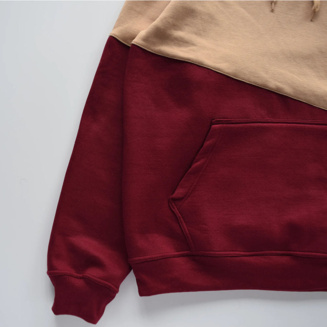 Fall Color Block Hoodie