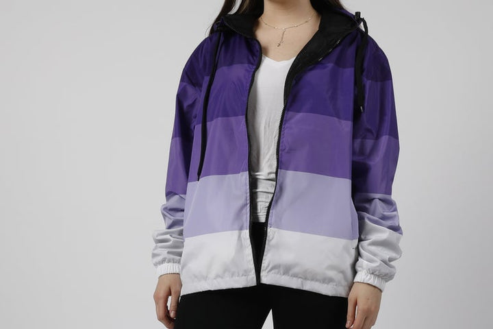 Purple Gradient Windbreaker